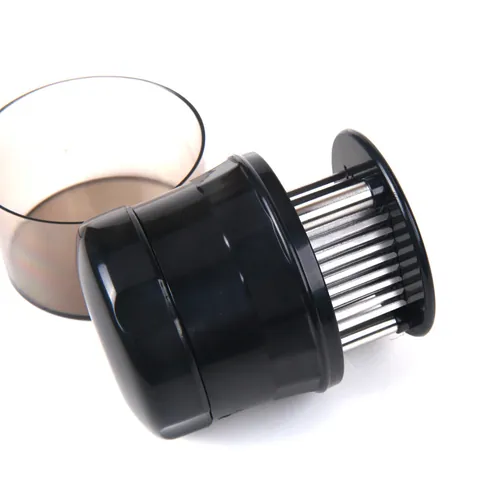 Stainless Steel Meat Tenderizer Needle Multi-Blade Steak Pork Poultry Hammer Kitchen Cooking Tool With Safety Lock And Brush