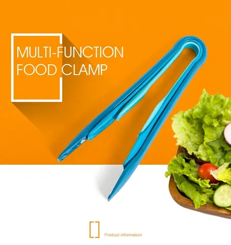 Food Grade PP Plastic Food Tongs Set For Bread Salad Cake Heat Resistant Kitchen Serving Tongs Nested Cooking Utensils