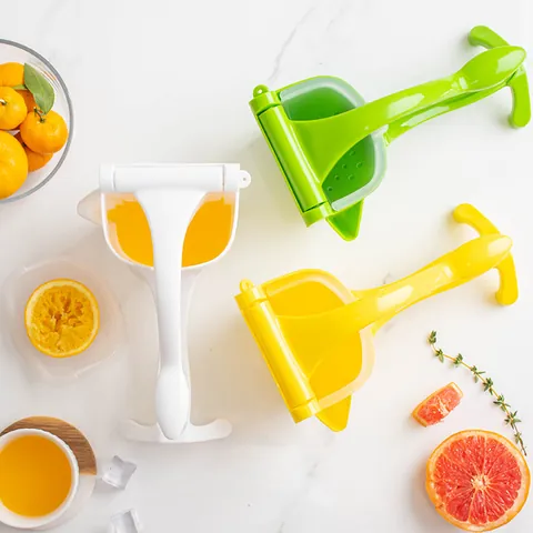 Manual Juicer Plastic Lemon Squeezer Fruit Press Extractor Hand Press Juicing Machine Household Kitchen Gadget Tools