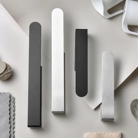 Punch-Free Stainless Steel Paper Towel Holder Kitchen Cling Film Storage Rack Wall Mounted Towel Organizer Bathroom Cup Drain Rack