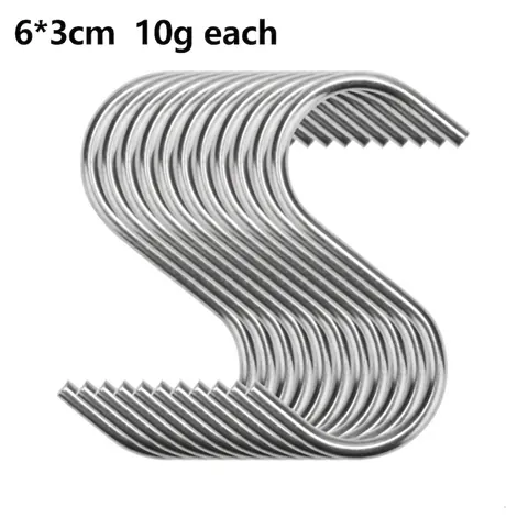 Silicone S Shaped Hooks Multipurpose Kitchen Storage Organizer For Hanging Utensils Towels Home Minimalist Versatile Hooks Wardrobe Accessory