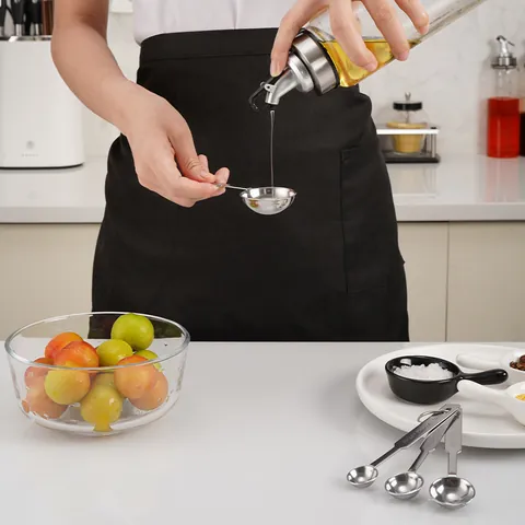 Stainless Steel Graduated Measuring Spoons Kitchen Baking Tools for Milk Powder Coffee Seasoning Measurement High Quality