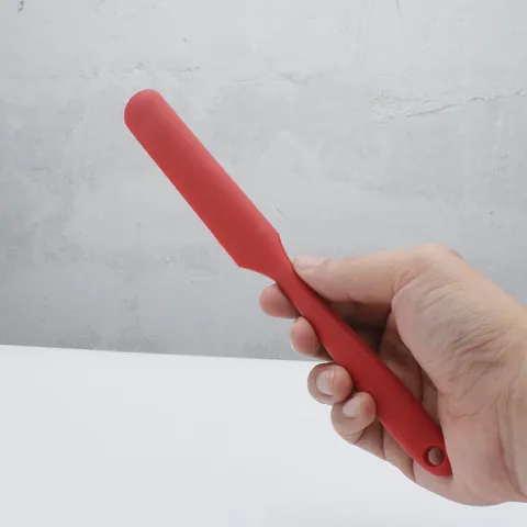 One-Piece Silicone Spatula Long Seamless Heat Resistant Baking Scraper For Butter Cream Mixing Spreading Kitchen Baking Tool