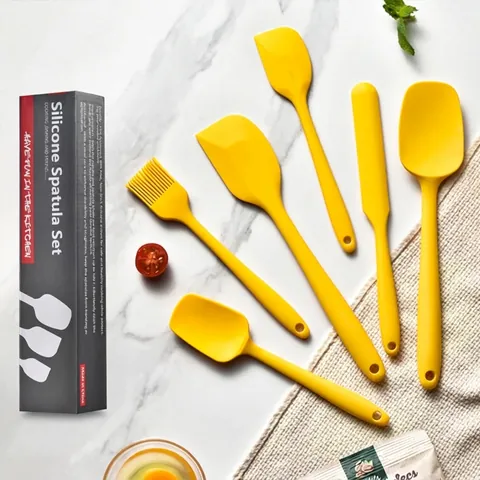 Silicone Baking Tools Integrated Heat Resistant Cream Butter Spatula Oil Brush Modern Kitchen Utensils For Cake Cooking