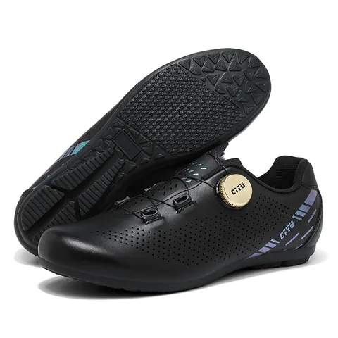 CITU Professional Clipless Cycling Shoes Men Women Road MTB Bicycle Shoes With Rotary Dial Breathable Lightweight Athletic Footwear