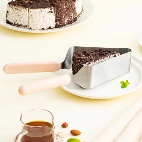 Stainless Steel Triangle Cake Slicer And Server Modern Minimalist Cake Cutter For Birthday Wedding Party Kitchen Tools