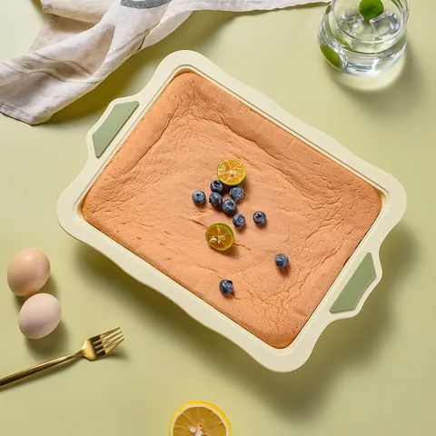 Silicone Non-Stick Easy Release Toast Mold Rectangular Baking Pan Heat Resistant Cake Basin DIY Home Kitchen Bakeware Tool