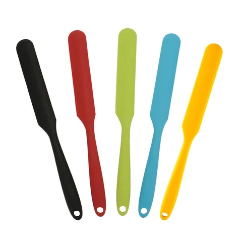 One-Piece Silicone Spatula Long Seamless Heat Resistant Baking Scraper For Butter Cream Mixing Spreading Kitchen Baking Tool