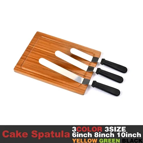 Stainless Steel Offset Icing Spatula Cake Smoothing Tool Cream Decorating Spatula Professional Baking Utensil For Home Bakery