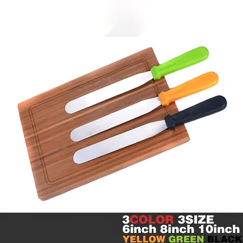 Stainless Steel Cake Spatula Cream Spatula Baking Decorating Tool For Cake Smoothing Demolding Spreading Scraper