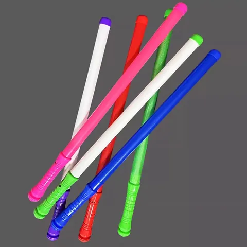Palos Luminosos LED Multicolor Varitas Iluminadas Para Concierto Bar Fiesta Accesorios De Atmósfera 3 Modos De Parpadeo Palo Brillante Con Baterías
