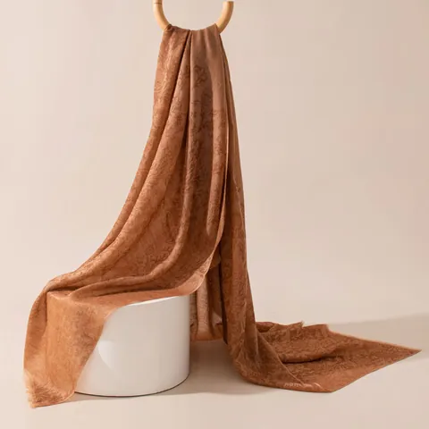 Sciarpa Scialle in Cashmere di Lusso Jacquard Leggero Autunno Inverno Morbido Confortevole Ufficio Aria Condizionata