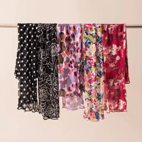 Women Mulberry Silk Sun Protection Long Arm Sleeves Breathable Mesh UV Protective Floral Polka Dot Driving Cooling Cover