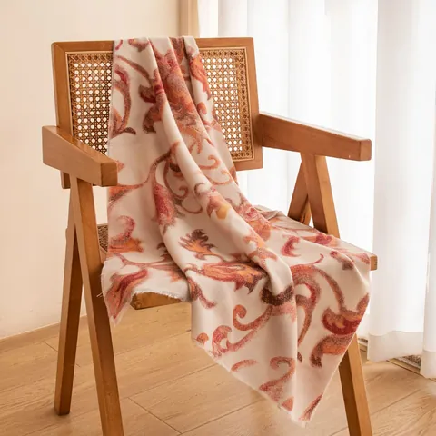 Elegant Floral Print Long Scarf For Women Soft Lightweight Winter Warm Pashmina Shawl Fashion Printed Wrap Scarf