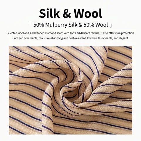 Women Luxury Mulberry Silk Wool Scarf Long Thin Ribbon Neck Tie Elegant Striped Polka Dot Paisley Leopard Scarf For Lady