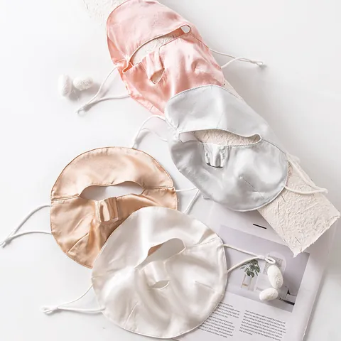 Mulberry Silk Sun Protection Face Mask Breathable Full Face Protection Cover Mask For Women Outdoor Cycling Sunshade Dustproof