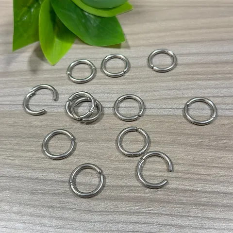 Stainless Steel Ear Cuffs Non Pierced Geometric Round Line Ear Cartilage Clip On Earrings Fashion Jewelry Silver Color