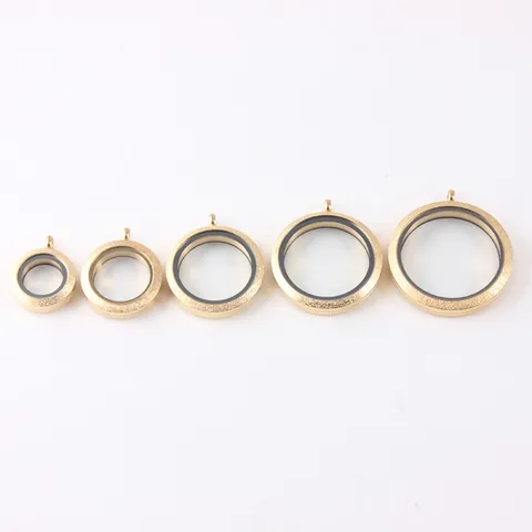 Stainless Steel Round Gau Box Pendant Frosted Floating Locket Glass Memorial Keepsake Pendant Locket For Ashes Cinnabar