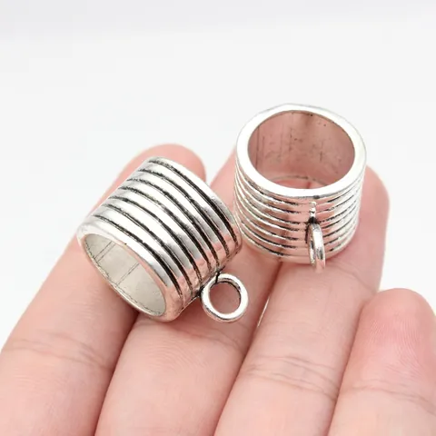 Vintage Zinklegierung Gestreifte Schalschnalle Für Damen Zylinder Schalring Verschluss Bekleidungszubehör Dekoration Schmuck