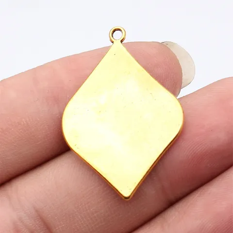 Vintage Verdrehte Blattform Legierung Anhänger Für DIY Schmuckherstellung Zubehör Antik Gold Silber Bronze Charms
