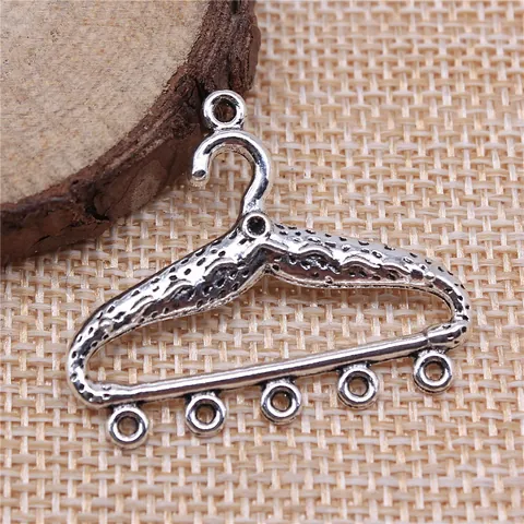 Connecteur Cintre Argent Antique Vintage Alliage de Zinc Rétro Pendentif Fourniture de Bijouterie Pour DIY Boucles d'Oreilles