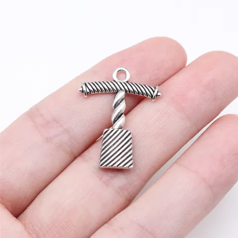 Retro Zinklegierung Flaschenöffner Anhänger Altsilber DIY Schmuck Zubehör Galvanisierter Korkenzieher Anhänger Für Halskette Schlüsselanhänger