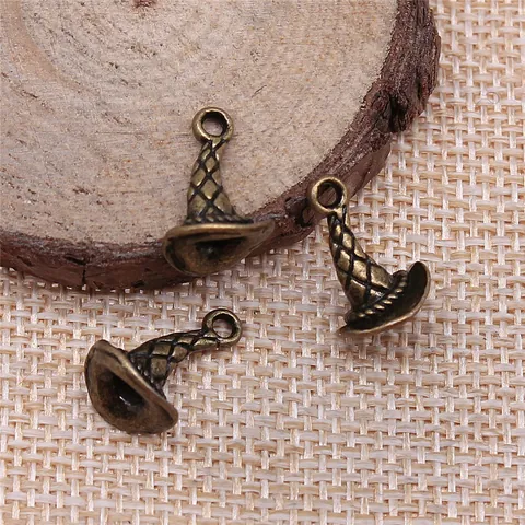 Vintage Antique Silver Alloy Jester Hat Pendant DIY Handcrafted Jewelry Making Accessories Electroplated Charms