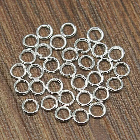Iron Open Jump Rings Jewelry Making Connectors DIY Craft Bracelet Necklace Findings Components Electroplated Accessories