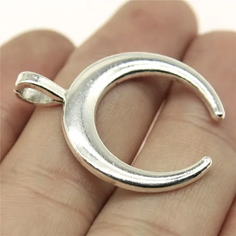 Vintage Horn Sichelmond Legierung Anhänger Für Heimwerken Schmuckherstellung Findings Antik Silber Bronze Metall Charms
