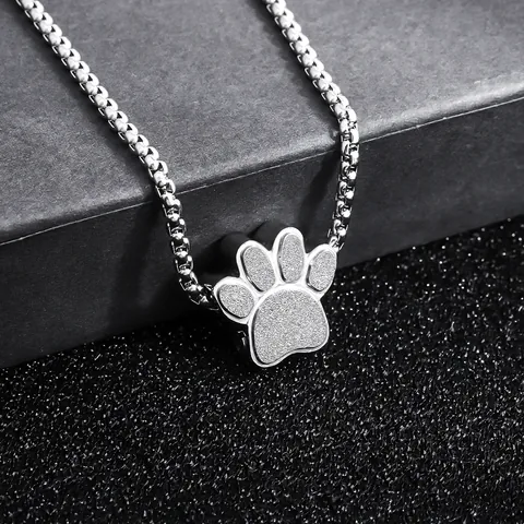 Stainless Steel Cross Wing Cat Paw Pendant Necklace Unisex Hip Hop Perfume Bottle Cremation Jewelry Gift For Men Women