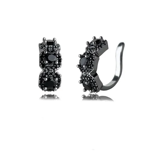 Mode Kupfer Strass Geometrische U-förmige Ohrmanschette Ohne Piercing Ohrknochen Clip Minimalistischer Hip Hop Schmuck Für Männer Frauen Tägliches Dekor