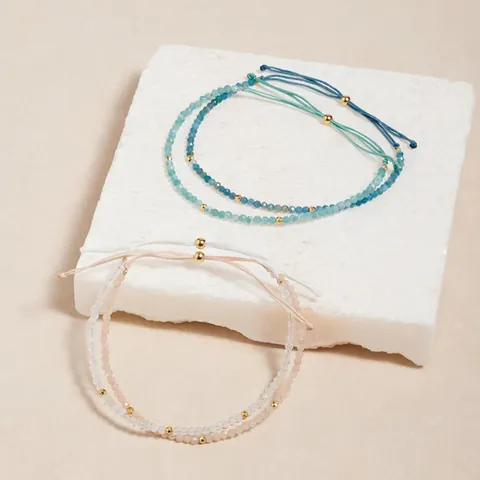 Handgemaakte Boheemse Kralen Armband Voor Dames Halfedelsteen Verstelbaar Stapelbaar Dunne Sieraden Veelkleurige Zomerstijl