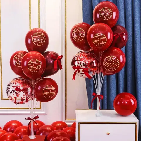 Transparent Balloon Stand Kit With Adhesive Base 71cm Height Tabletop Balloon Column Holder For Birthday Wedding Party Decor