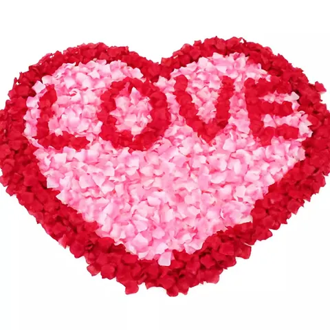 Artificial Rose Petals Bulk Pack for Wedding Romantic Room Decor Fake Fabric Flower Petals DIY Party Supplies