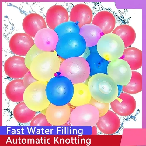 Ballons d'Eau à Remplissage Rapide Multicolores Auto-scellants Bombes à Eau en Latex pour Jeux de Bataille d'Eau d'Été