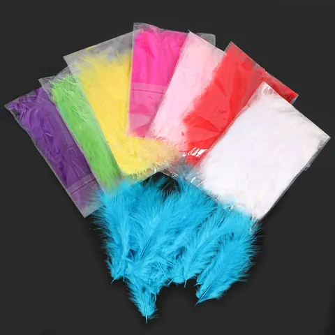 Colorful Decorative Feathers For Transparent Bobo Balloons Plumage Stuffing For Party Birthday Celebration Event Decorations