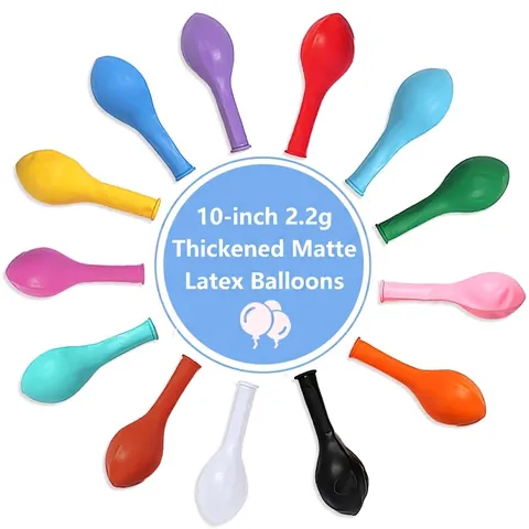 Thickened Matte Latex Balloons For Wedding Party Birthday Decoration Round Colorful Party Balloons Supplies For Celebration
