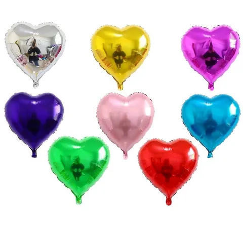 Großes Herzförmiges Aluminiumfolie Ballon Metallischer Folienballon Für Valentinstag Hochzeit Party Zimmer Deko Party Dekoration