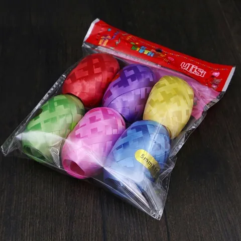 Decorative PVC Curling Ribbon For Balloon Binding Wedding Party Celebration DIY Gift Wrapping Plain Color Ribbons
