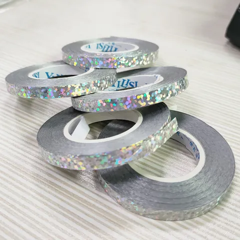Laser Glitter Metallic Ribbon For Balloon Decoration Birthday Party Wedding Event Shiny Gift Wrapping Party Supplies