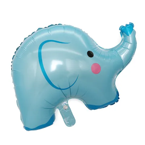 Cartoon Elephant Foil Balloon Elephant Shaped Aluminum Film Balloon For Kids Birthday Party Baby Shower Banquet Decoration