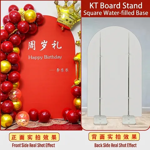 Stable Plastic Water-Filled Base For Balloon Arch And KT Board Display Decorative Stand For Wedding Party Events Grand Opening