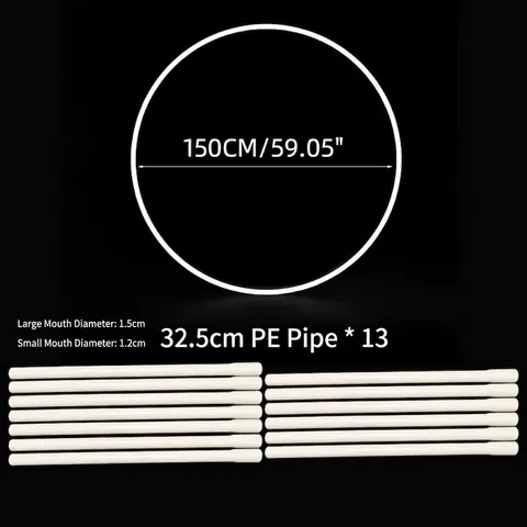 DIY Round Balloon Arch Stand White PE Plastic Ring Balloon Garland Frame For Wedding Birthday Party Backdrop Decoration