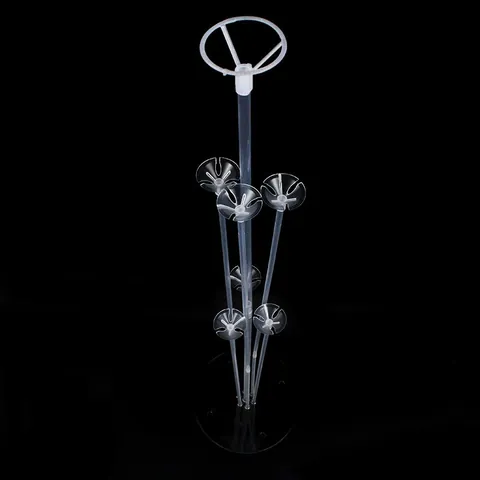 Clear Balloon Stand Kit 70cm Reusable Table Balloon Holder For Birthday Party Wedding Event Decoration Plastic Centerpiece Display Stand