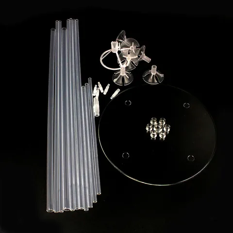 Clear Balloon Stand Kit 70cm Reusable Table Balloon Holder For Birthday Party Wedding Event Decoration Plastic Centerpiece Display Stand