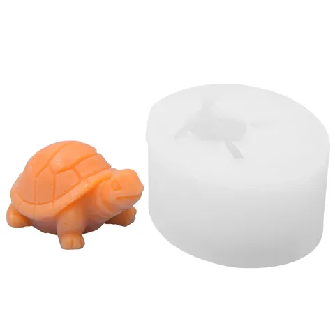 Cute Turtle Silicone Mold DIY Scented Candle Handmade Soap Aromatherapy Plaster Resin Epoxy Casting Craft Tool Decoration