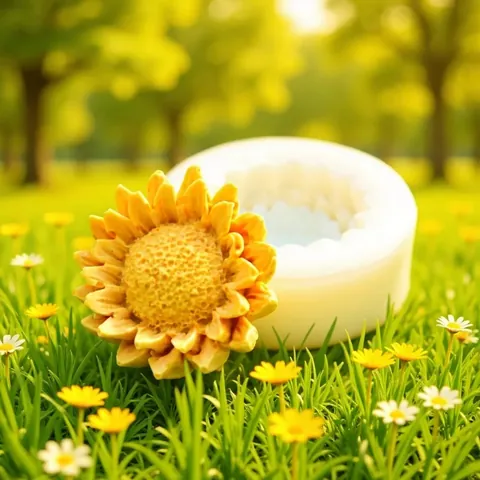 Sunflower Daisy Silicone Mold For DIY Candle Soap Plaster Aromatherapy Stone Handmade Floral Sun Flower Crafting Silicone Mold