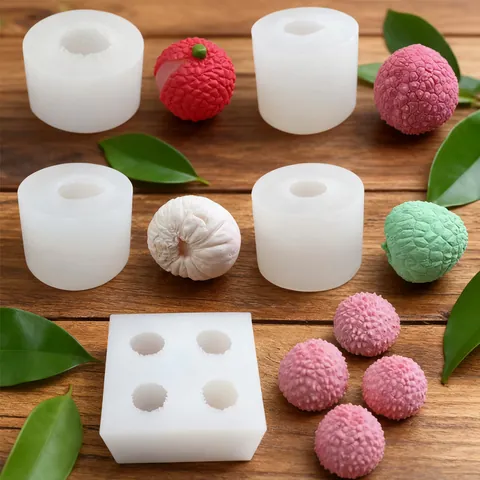 Simulation Litschi Silikonform Für DIY Mousse Kuchen Schokolade Backen Duftkerze Gips Handgemachte Fruchtseife Form
