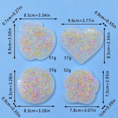 Stressabbau Silikonform Herz Rund Apfel Form Für DIY Seife Kerze Fondant Herstellung Handgefertigte Bastelbedarf Zubehör