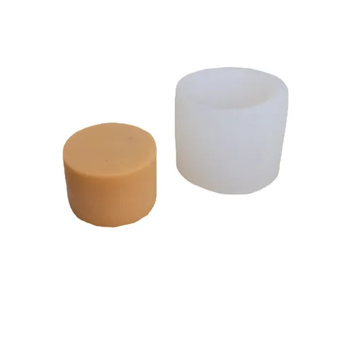 Cilindrische Siliconen Vorm Voor DIY Geurkaarsen Maken Flexibele Mousse Chocolade Taart Bakvorm Herbruikbare Cilinder Hars Gietgereedschap